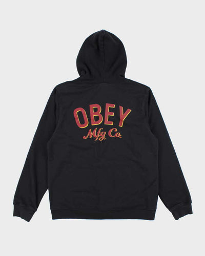 Vintage Y2k 00s Obey Zip-Up Hoodie - XL