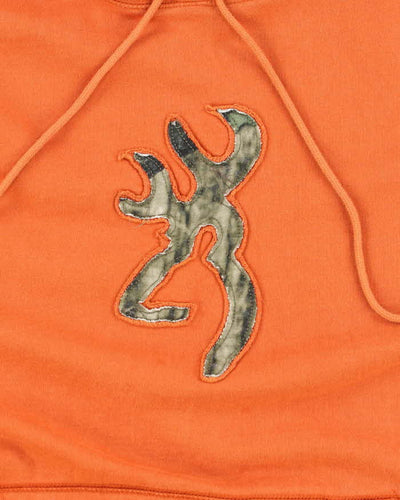Vintage Y2k 00s Browning Orange Hoodie - L