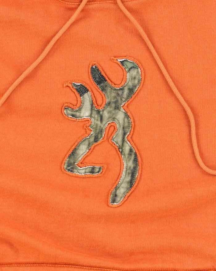 Vintage Y2k 00s Browning Orange Hoodie - L