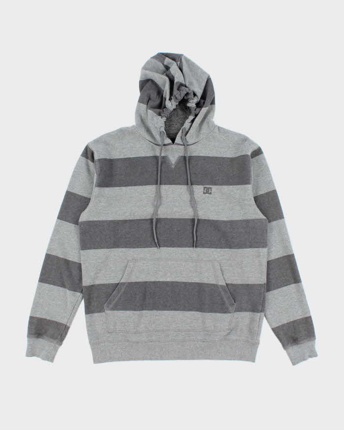 Vintage Y2k 00s DC Shoe Co Striped Hoodie - L