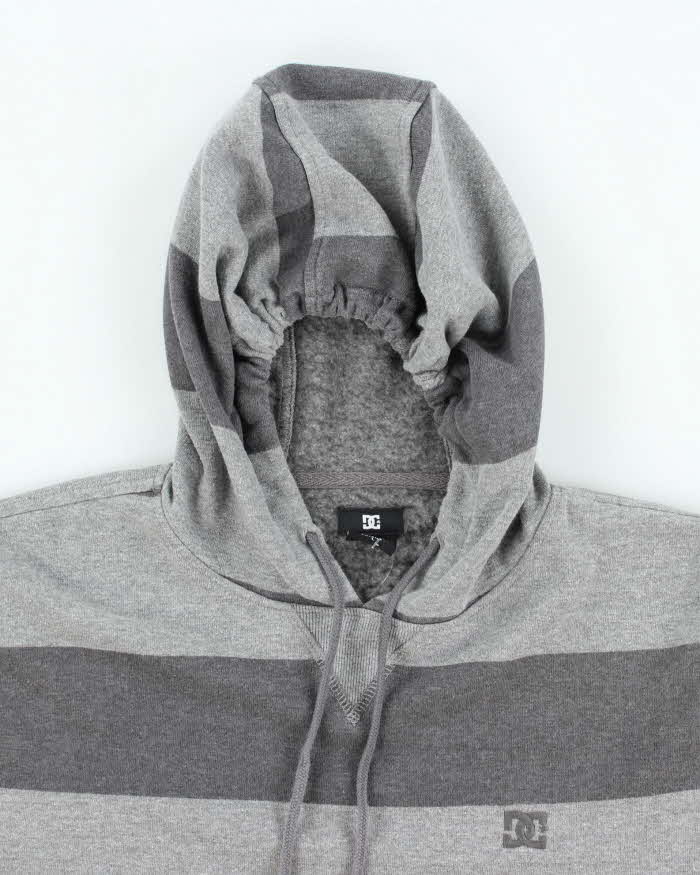 Vintage Y2k 00s DC Shoe Co Striped Hoodie - L