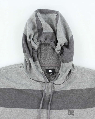 Vintage Y2k 00s DC Shoe Co Striped Hoodie - L