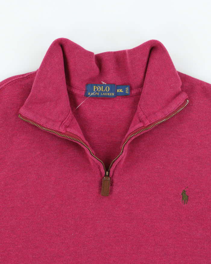 Vintage Ralph Lauren Quarter-Zip Jumper - XXL