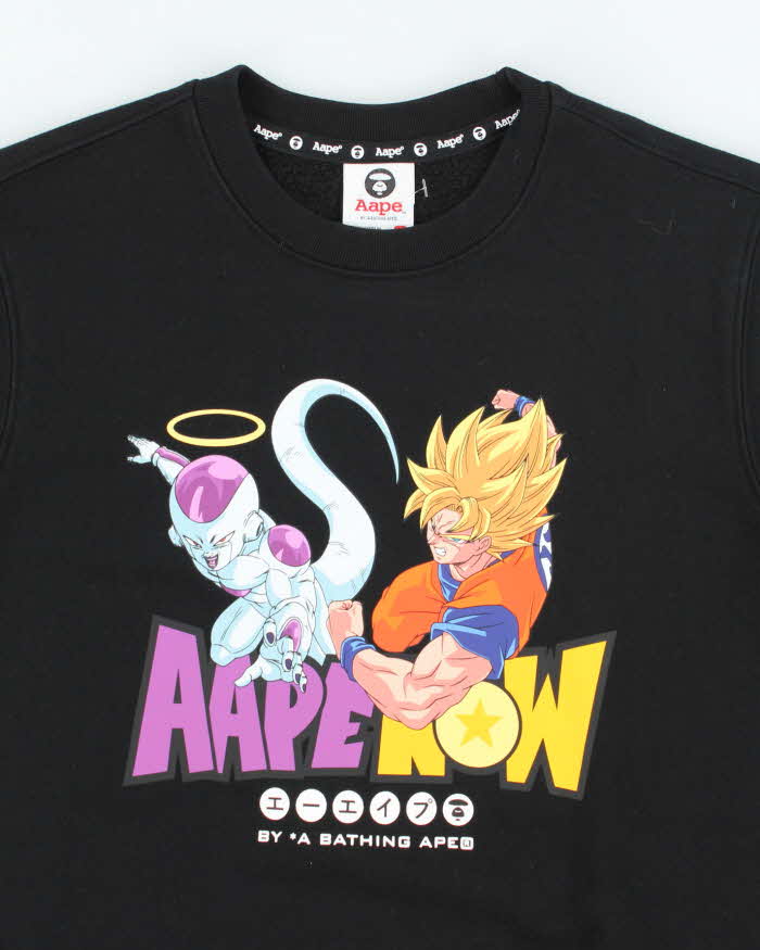 Vintage 2000's Aape by Bathing Ape Dragon Ball Z Graphic Sweatshirt - S
