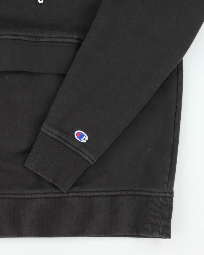 Vintage Y2K Champion Spell Out Patch Sweatshirt - S