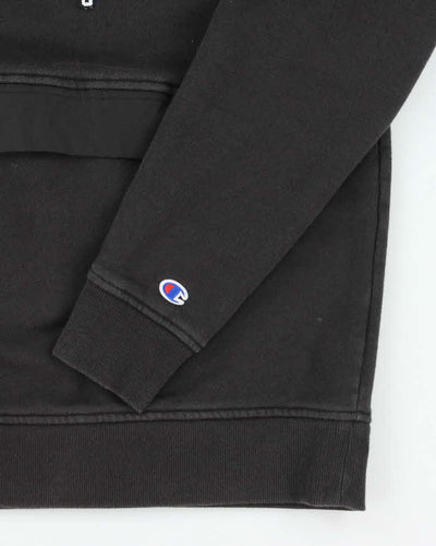 Vintage Y2K Champion Spell Out Patch Sweatshirt - S