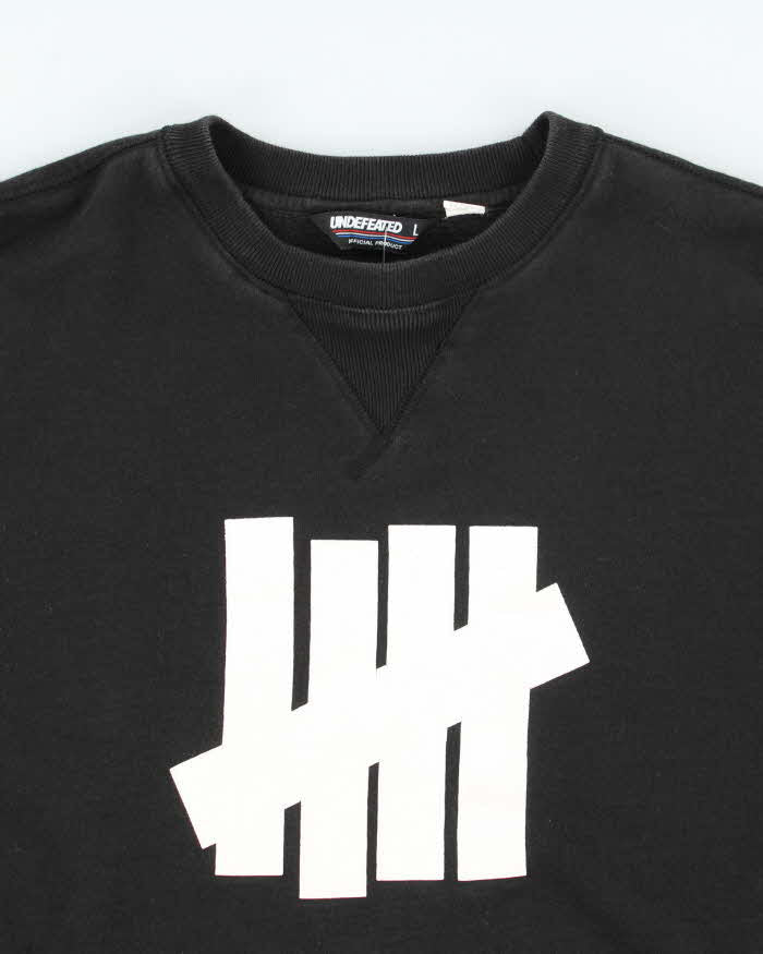 Vintage Undefeated Big Centre Graphic Heavyweight Sweatshirt - L