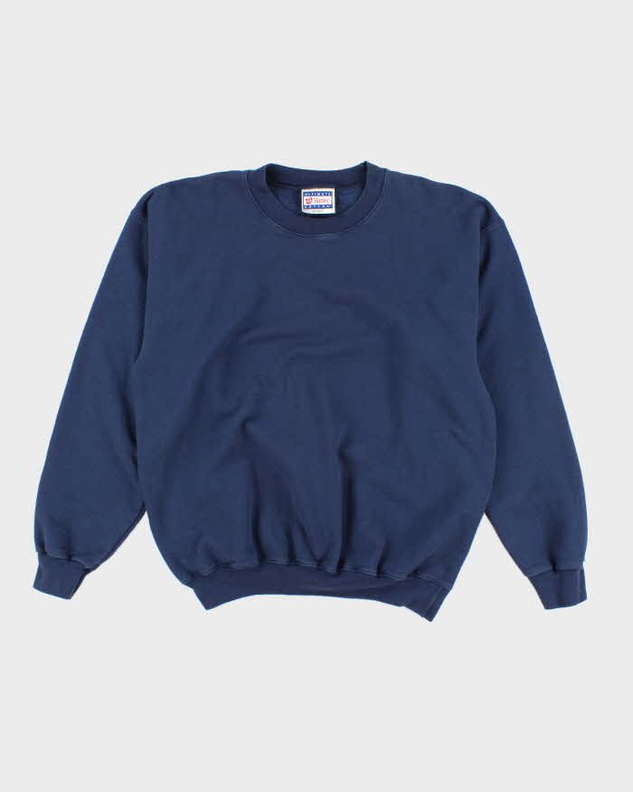 Vintage 90's Hanes Heavyweight Blank Sweatshirt - M