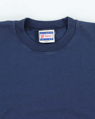 Vintage 90's Hanes Heavyweight Blank Sweatshirt - M