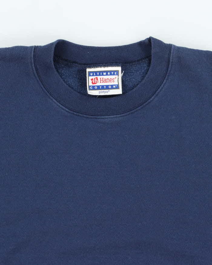 Vintage 90's Hanes Heavyweight Blank Sweatshirt - M