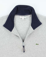 Vintage Y2K Lacoste Quarter Zip Sweatshirt - XXL