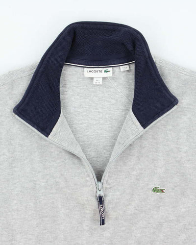 Vintage Y2K Lacoste Quarter Zip Sweatshirt - XXL