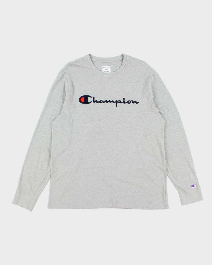 Vintage 2000's Champion Spell Out Lightweight Sweatshirt - XL