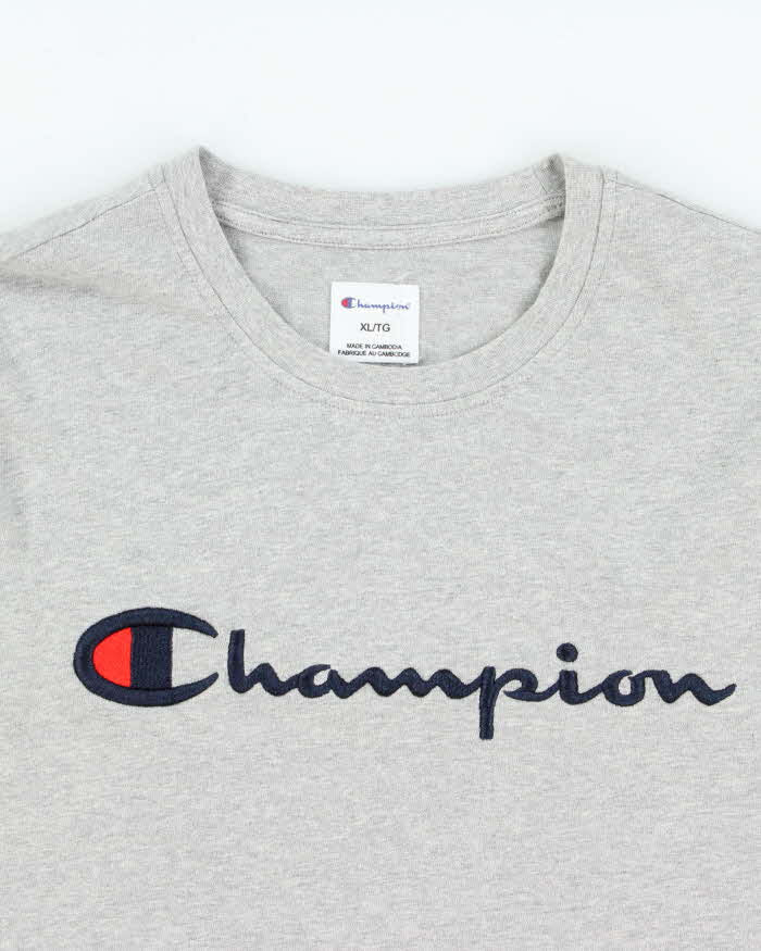 Vintage 2000's Champion Spell Out Lightweight Sweatshirt - XL