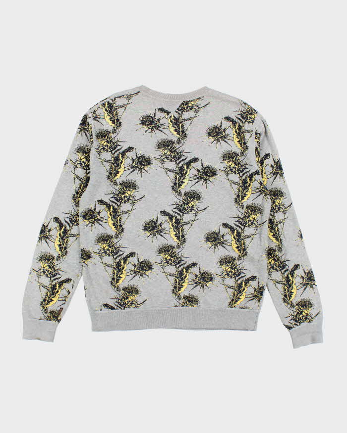 Vintage Ermenegildo Zegna Thistle Graphic Print Sweatshirt - M