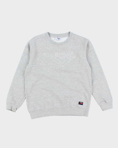 Vintage 2000's Pony Embroidered Logo Sweatshirt - L