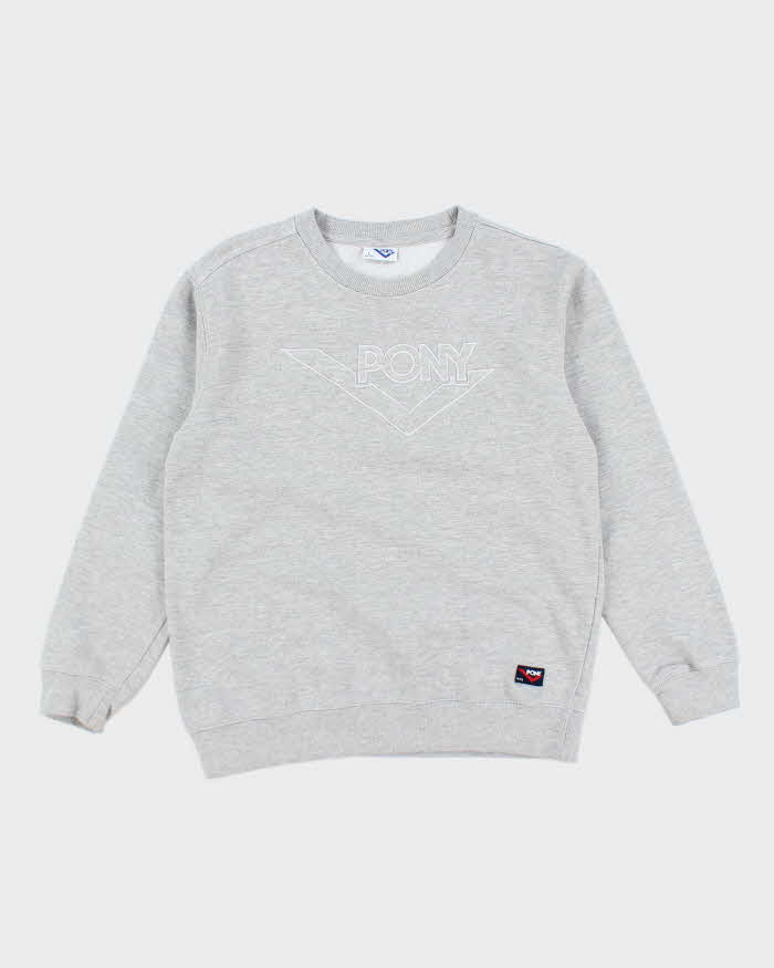 Vintage 2000's Pony Embroidered Logo Sweatshirt - L