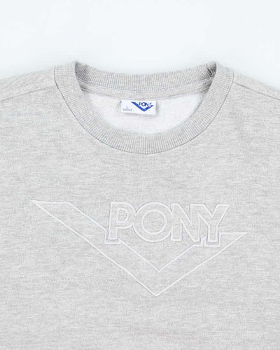 Vintage 2000's Pony Embroidered Logo Sweatshirt - L