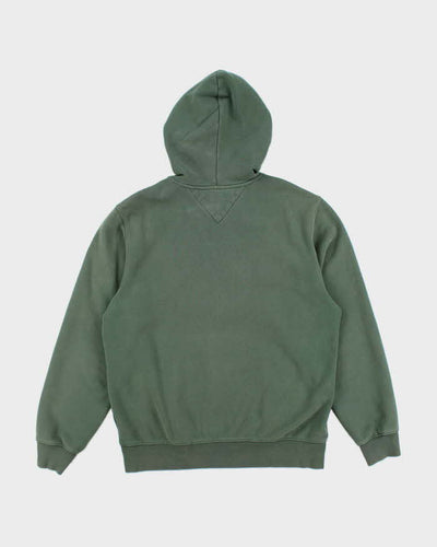 Vintage Y2K Tommy Hilfiger Spell Out Zip Up Hoodie - M