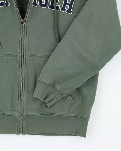 Vintage Y2K Tommy Hilfiger Spell Out Zip Up Hoodie - M
