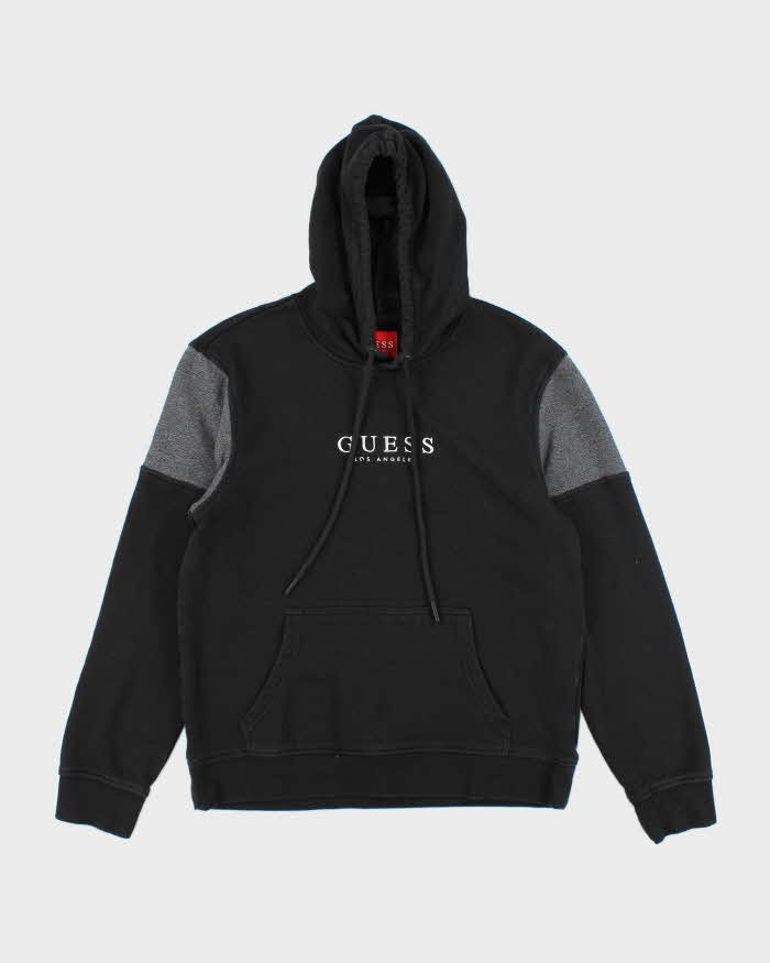 Vintage 2000's Guess Embroidered Centre Logo Hoodie - M