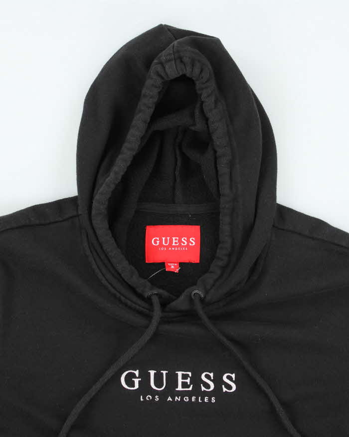 Vintage 2000's Guess Embroidered Centre Logo Hoodie - M