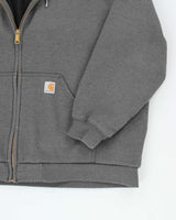Vintage 2000's Carhartt Oversized Faded Zip Up Hoodie - XXXL