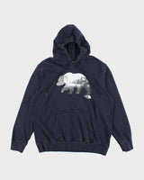 Vintage The North Face Bear Landscape Graphic Hoodie - XL