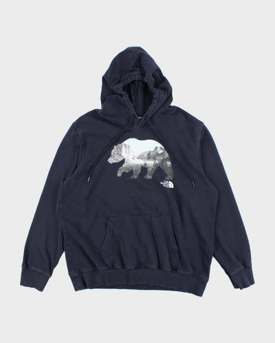 Vintage The North Face Bear Landscape Graphic Hoodie - XL