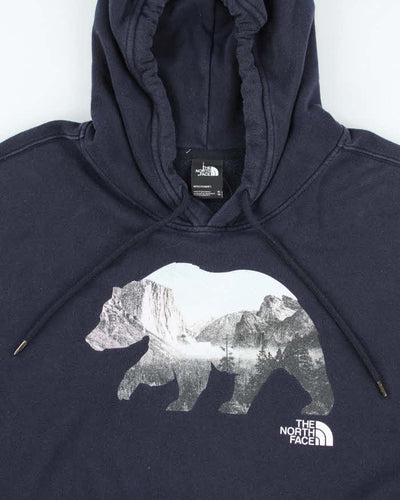 Vintage The North Face Bear Landscape Graphic Hoodie - XL
