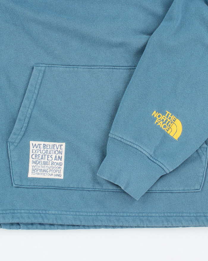 Vintage The North Face Embroidered Logo Oversized Hoodie - XL