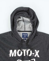 Vintage Y2K Fox Racing Fleeced Lined Hoodie - XL