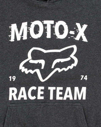 Vintage Y2K Fox Racing Fleeced Lined Hoodie - XL