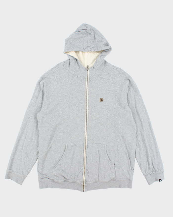 Vintage 2000's DC Skate Co. Waffle Zip Up Hoodie - XL