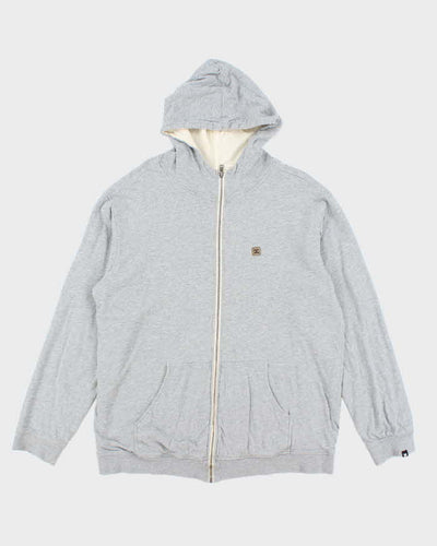 Vintage 2000's DC Skate Co. Waffle Zip Up Hoodie - XL