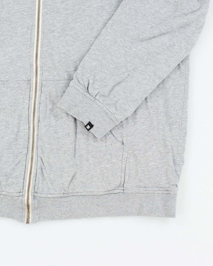 Vintage 2000's DC Skate Co. Waffle Zip Up Hoodie - XL