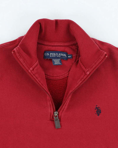 Vintage 2000's U.S. Polo Assn Quarter Zip Sweatshirt - S