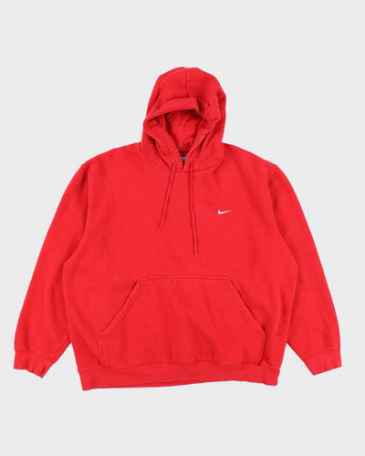 Vintage 2000's Nike Small Swoosh Oversized Hoodie - XL