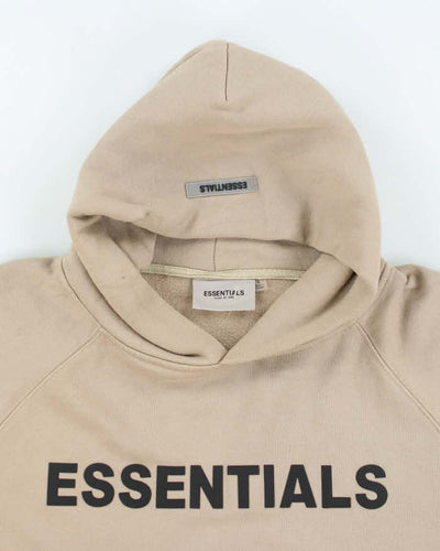 Vintage Essentials Spell Out Oversized Hoodie - L