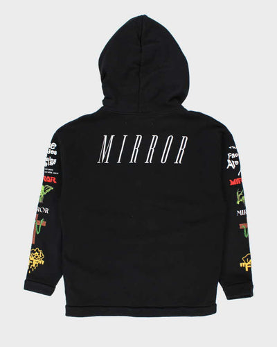 Off White "Main Label" Graphic Print Zip Up Hoodie - XS