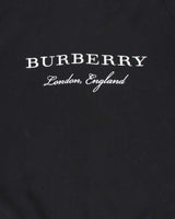 Vintage Burberry Embroidered Spell Out Hoodie - L