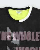 Vintage Kenzo Wild at Heart Graphic Print Sweatshirt - L