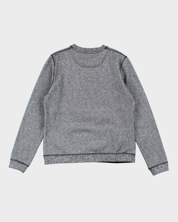 Vintage Kenzo Glitter Heavyweight Embroidered Sweatshirt - L