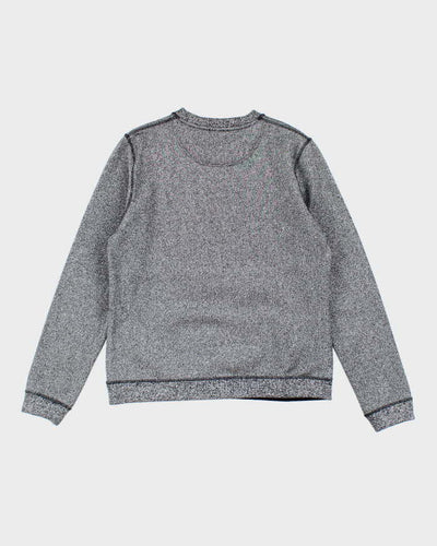 Vintage Kenzo Glitter Heavyweight Embroidered Sweatshirt - L