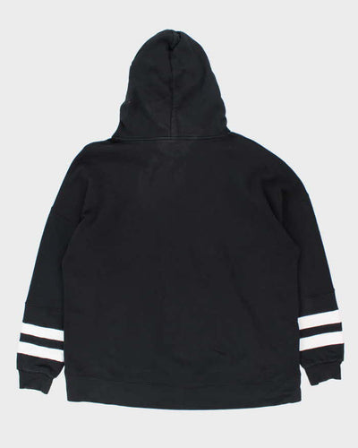 Vintage 2000's Burberry Striped Oversized Hoodie - L