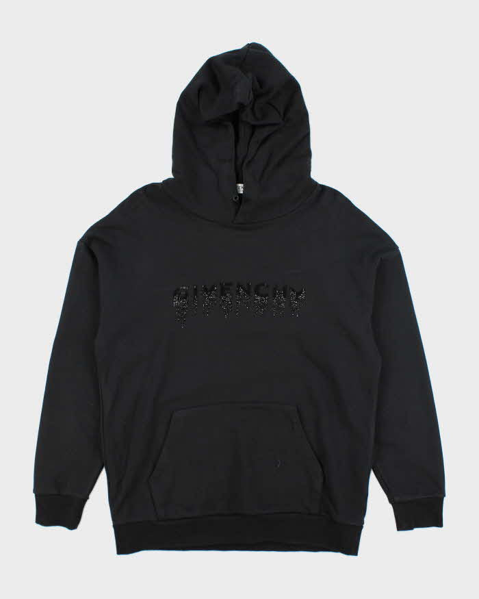 Vintage 2000's Givenchy Bedazzled Logo Hoodie - XS
