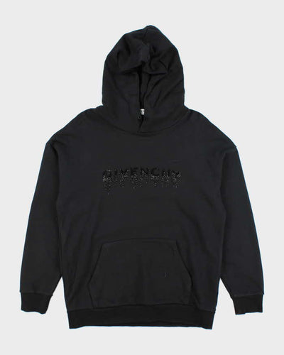 Vintage 2000's Givenchy Bedazzled Logo Hoodie - XS