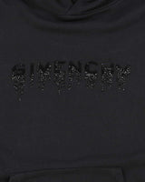 Vintage 2000's Givenchy Bedazzled Logo Hoodie - XS