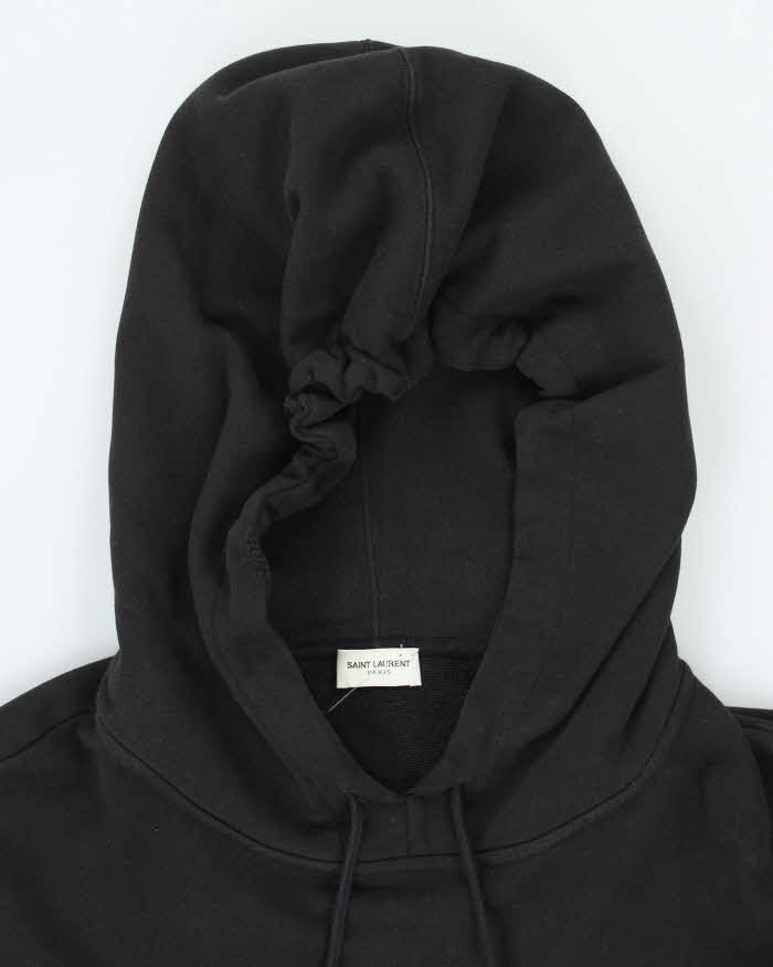 Vintage Y2K Saint Laurent Multi-Coloured Graphic Print Hoodie - XL