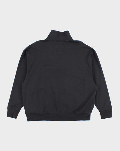 Vintage 2000's Hugo Boss Spell Out Quarter Zip Sweatshirt - M